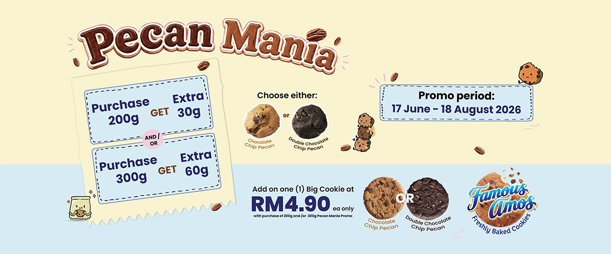 Famous Amos Banner